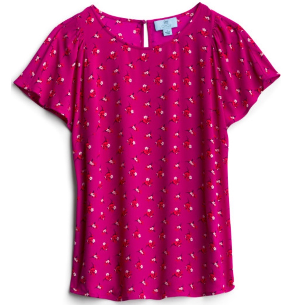 Flutter sleeve blouse